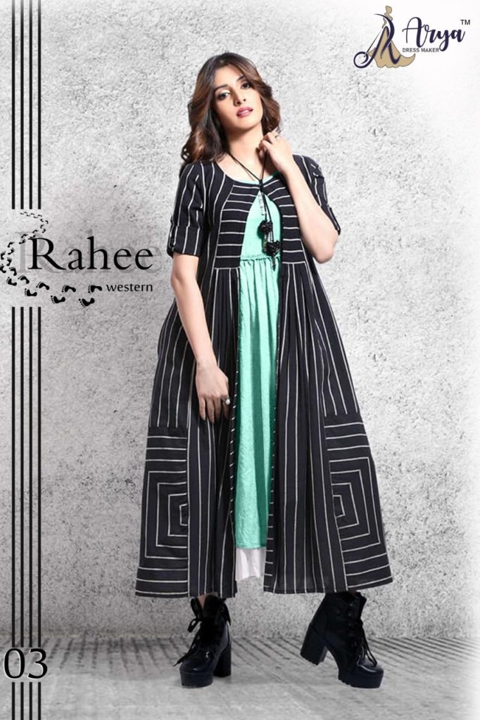 Buy Now Rahee Black Cotton Beautiful Western Dress For Women Wear At Arya Dress Maker Surat Designer Manufaturer Hub