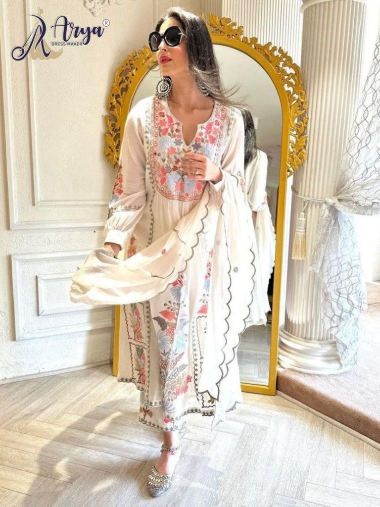 Buy Fashionfrik Heavy Butterfly Net Embroidered Salwar Kameez Palazzo Suit,  Pakistani Net Suit, Fancy Salwar Suit, (orange) at Amazon.in