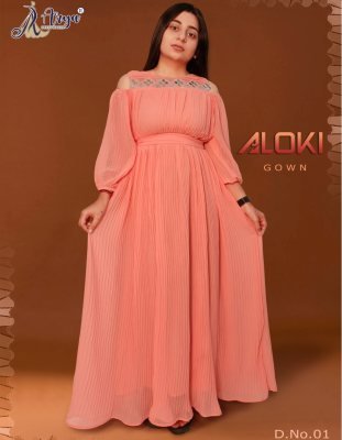 Aloki Gown Original Mirror Work D1 GOWN