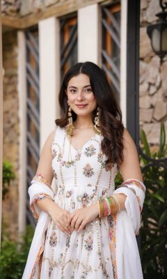 Barkat Ethnic Gown with Dupatta  Party Wear gown