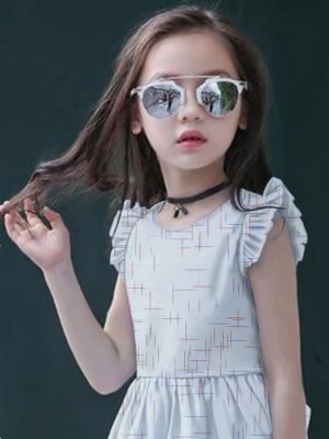 Bavv Blue Khadi Cotton Western Top And Pant For Kids Wear D1 Kids  Wear