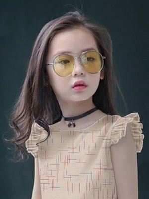 Bavv Cream Khadi Cotton Western Top And Pant For Kids Wear D8 Kids  Wear