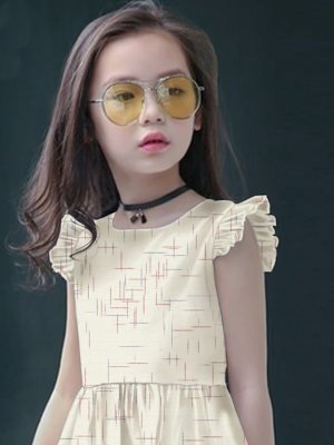 Bavv Yellow Khadi Cotton Western Top And Pant For Kids Wear D4 Kids  Wear