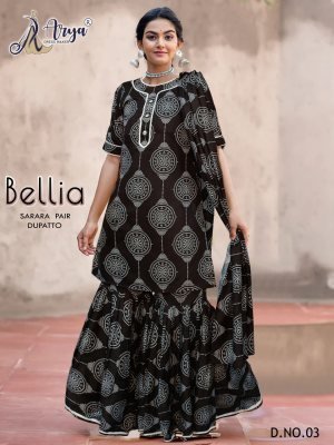 Bellia Kurta With Plazzo And Dupatta 03 