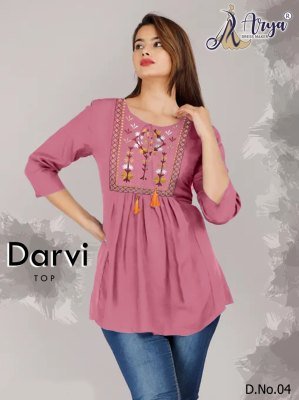 Darvi Cotton Thread work Top D4 TOP