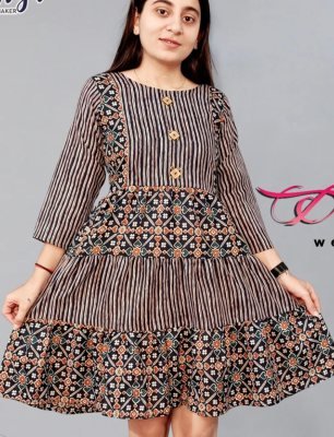 Dhara Fancy Tunic Cotton D2  Western Wear