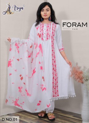 FORAM PAIR WITH DUPATTA SET 01 party wear kurtis