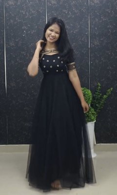 Feni long gown with kotti GOWN