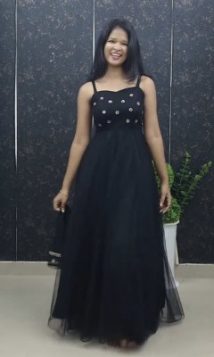 Feni long gown with kotti Party Wear gown