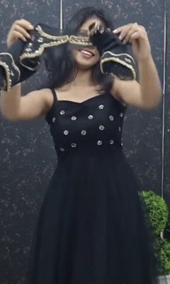 Feni long gown with kotti Party Wear gown