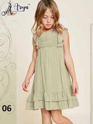 Giraa Beige Imported Herban Line Girls kids Wear  6