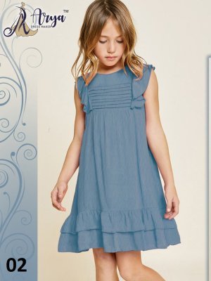 Giraa Blue Grey Imported Herban Line Girls kids Wear 
