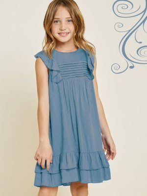 Giraa Blue Grey Imported Herban Line Girls kids Wear  Kids  Wear