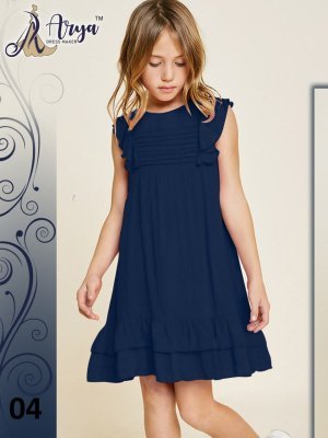 Giraa Navy Blue Imported Herban Line Girls kids Wear 4