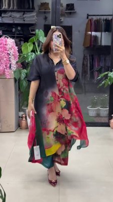 HELLY  LONG SHIRT STYLE DRESS 