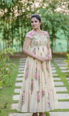 INAYAT Heavy Fency Long Western Dress   Western Wear