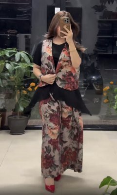 JASMINA DESIGNER THREE PIECE Suit  party wear kurtis