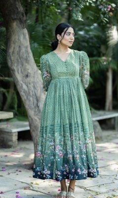 KANIKA LONG WESTERN  DRESS  WESTERN WEAR