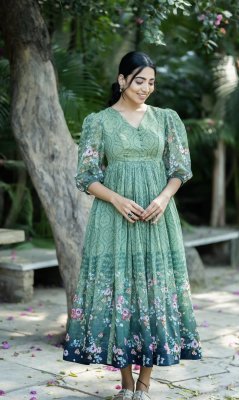 KANIKA LONG WESTERN  DRESS   Western Wear