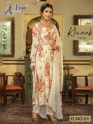 KHWAAB PAIR WITH DUPATTA SET 01 