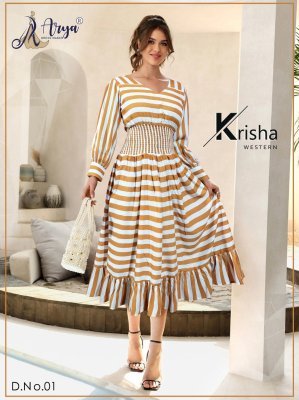 KRISHA COTTON PRINTED WESTERN WEAR D1