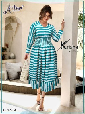 KRISHA COTTON PRINTED WESTERN WEAR D4