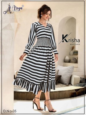 KRISHA COTTON PRINTED WESTERN WEAR D5