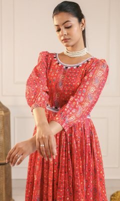 Kali-Long Western Gown   Western Wear