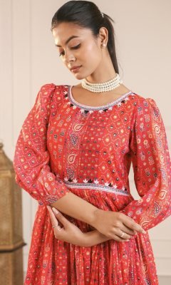 Kali-Long Western Gown   Western Wear