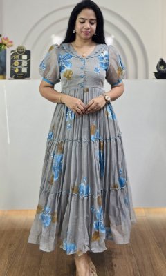 Kalwal- Long Western Dress  WESTERN WEAR