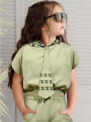 Kasti Toko Reyon Cap  Hoddy Top And Pant D1 Kids  Wear