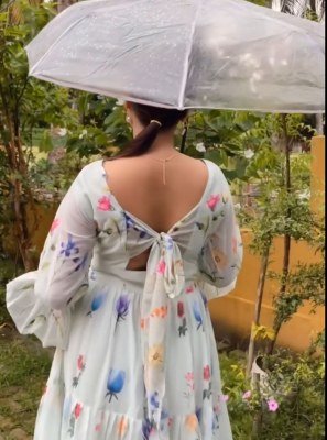 Koohu Anarkali Long Western Gown  Western Wear