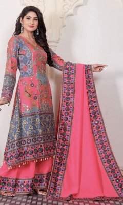LEEHI HEAVY FANCY PLAZZO PAIR WITH DUPATTA SET PAKISTANI SUIT