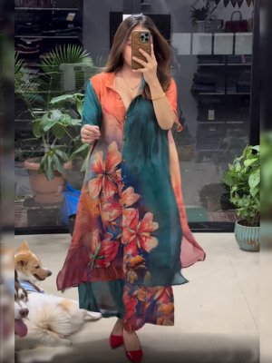 LILY LONG SHIRT STYLE DRESS KURTIES