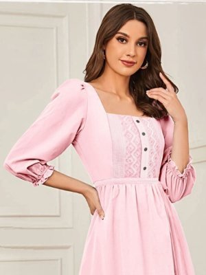 LIMANI LINING VISCOSE THREAD WORK WESTERN D2  Western Wear