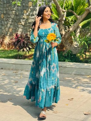 MISTY HEAVY FANCY LONG WESTERN DRESS 