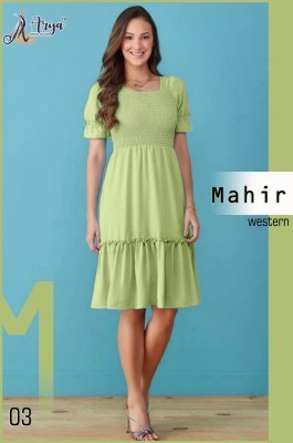 Mahir Green Imported New Trendy Western For Women Wear D3