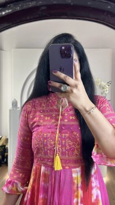 Maithili Fency Frock With Straight Cut Pan  Western Wear