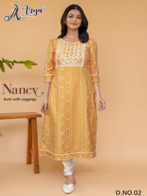 Nancy Kurti With Lehhings and thread work 02