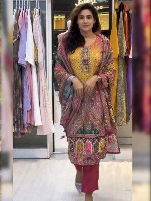 Nazama Heavy Fancy Pair With Dupatta Set 