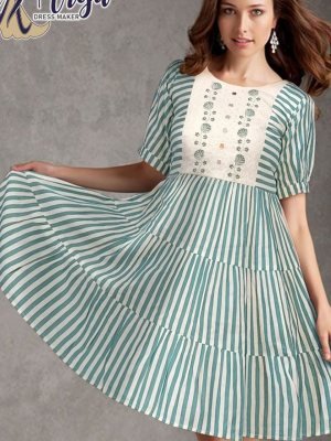Nika Tunic Mirror thread work Western 02  Western Wear