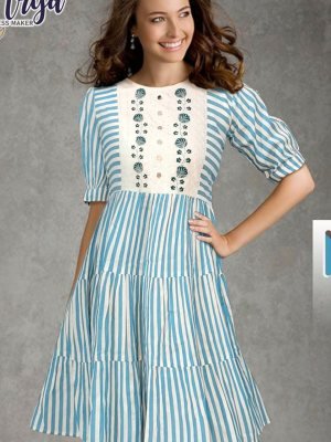 Nika Tunic Mirror thread work Western 05  Western Wear