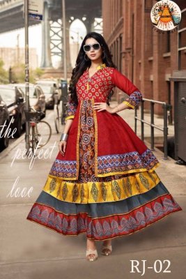 Rajwadi Chanderi Cotton Designer long Gown for women wear  D2 Party Wear gown