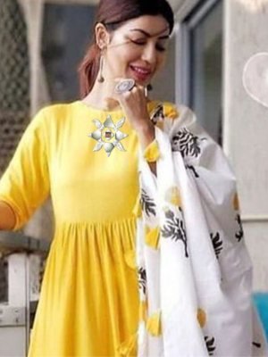 SHIPRA  KURATI PLAZZO DUPATTA PAIR SET D5 party wear kurtis
