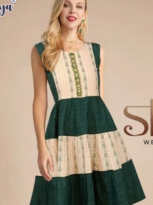 Shavi Real mirror and Embroidery Work Western 04  Western Wear