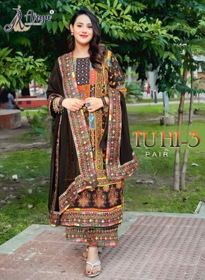 TUHI HEAVY FANCY PAIR WITH DUPATTA SET 03 KURTIES