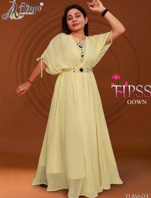 Tipss long gown original mirror work D3 