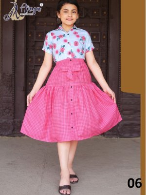 VINA POLY REYON WESTERN STYLE TOP AND SKRIT D6