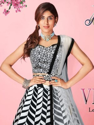 Virza Lehenga Choli Mirror   Thread Work D1 Lehenga