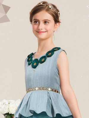 ZOOM SOFTNET HAND WORK CHILDREN GOWN D3 Kids  Wear